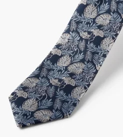 Bellissimo Ties*Botanical Tie Navy