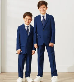 G Grafton Dress Pants|Dress Pants*Boys Solid Suit Pants Indigo