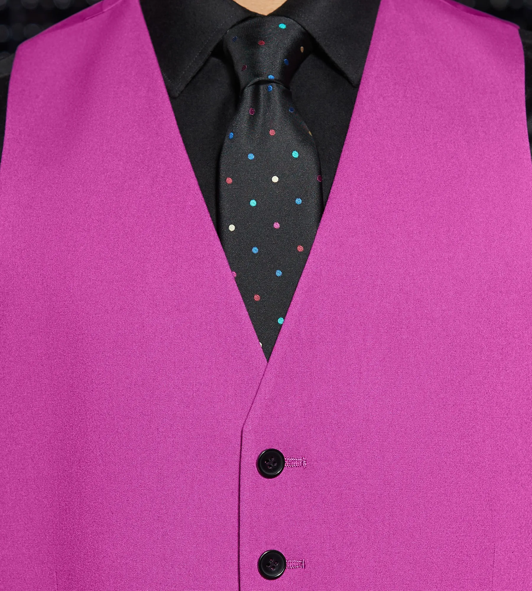 G Grafton Vests*Solid Suit Vest Bright purple