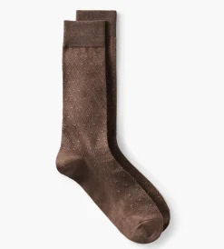 Tip Top Socks|Socks*Dashed Diamond Socks Wheat
