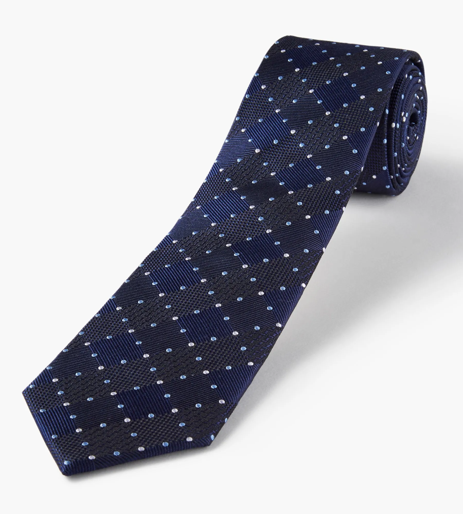 Hechter Paris Ties*Dot Square Tie Navy