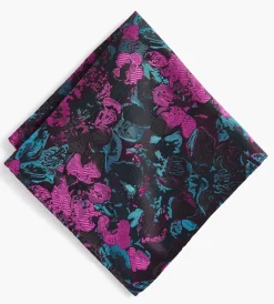 Tip Top Pocket Squares*Floral Jacquard Pocket Square