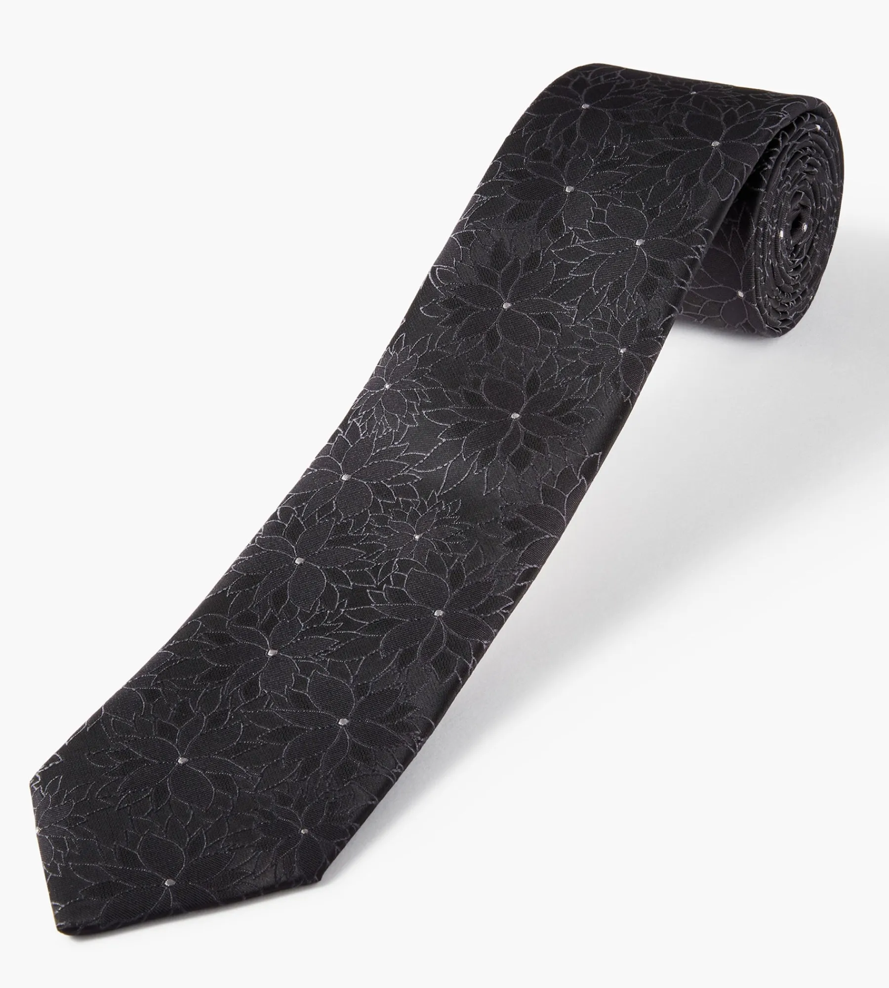 Bellissimo Ties*Floral Tie Black