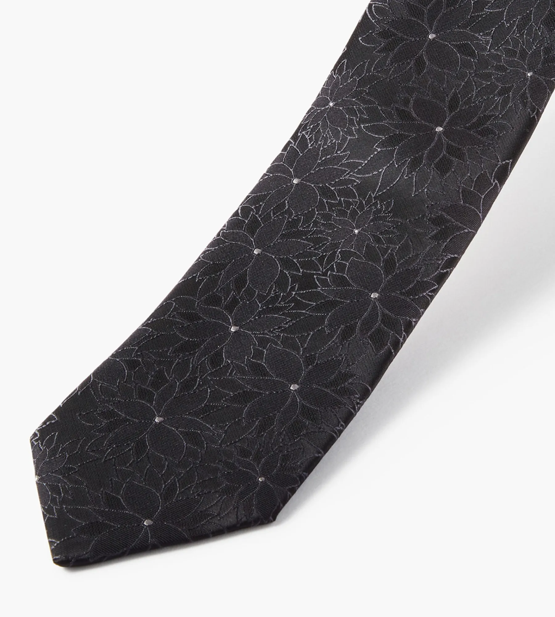Bellissimo Ties*Floral Tie Black