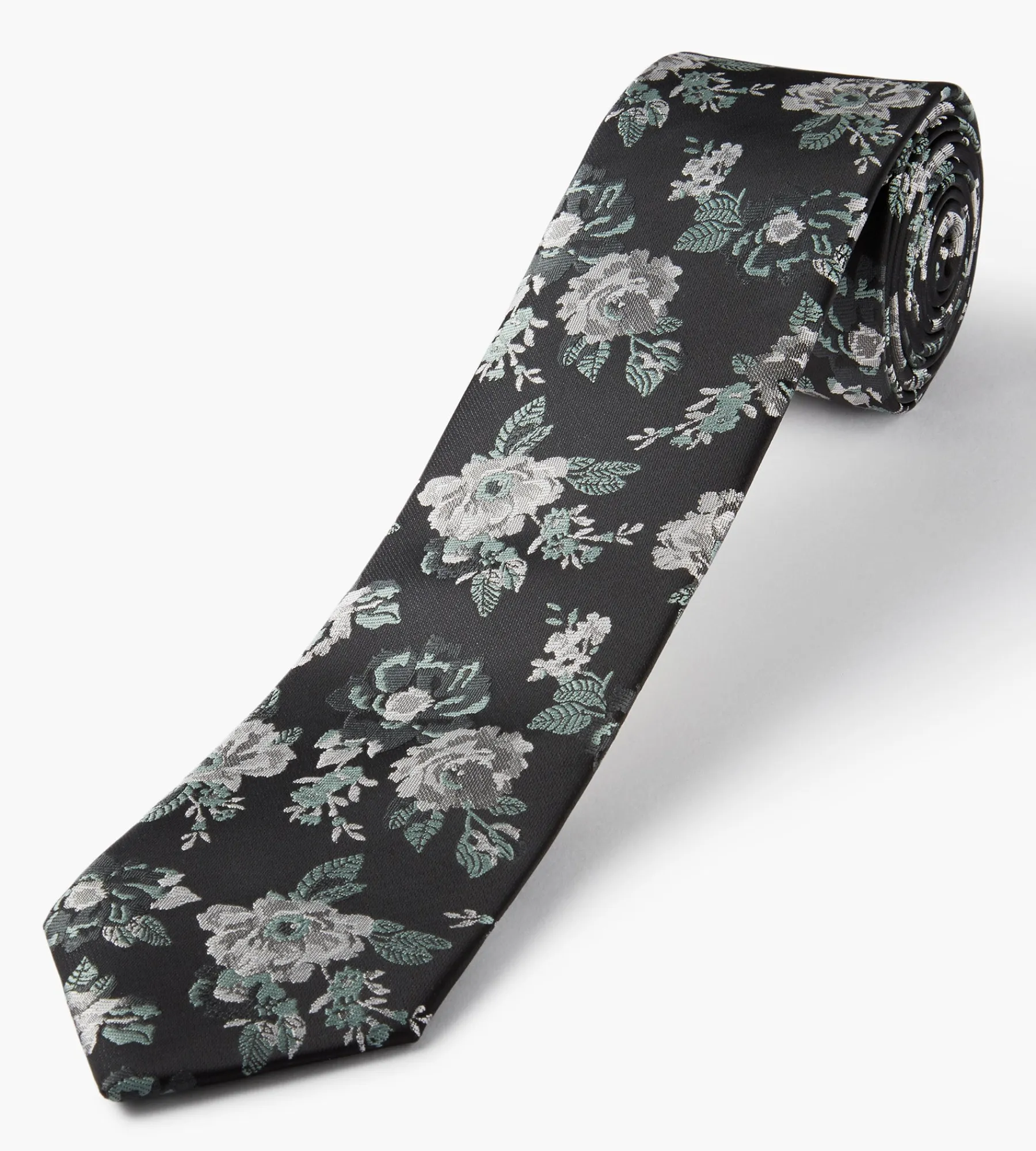 Bellissimo Ties*Floral Tie Black
