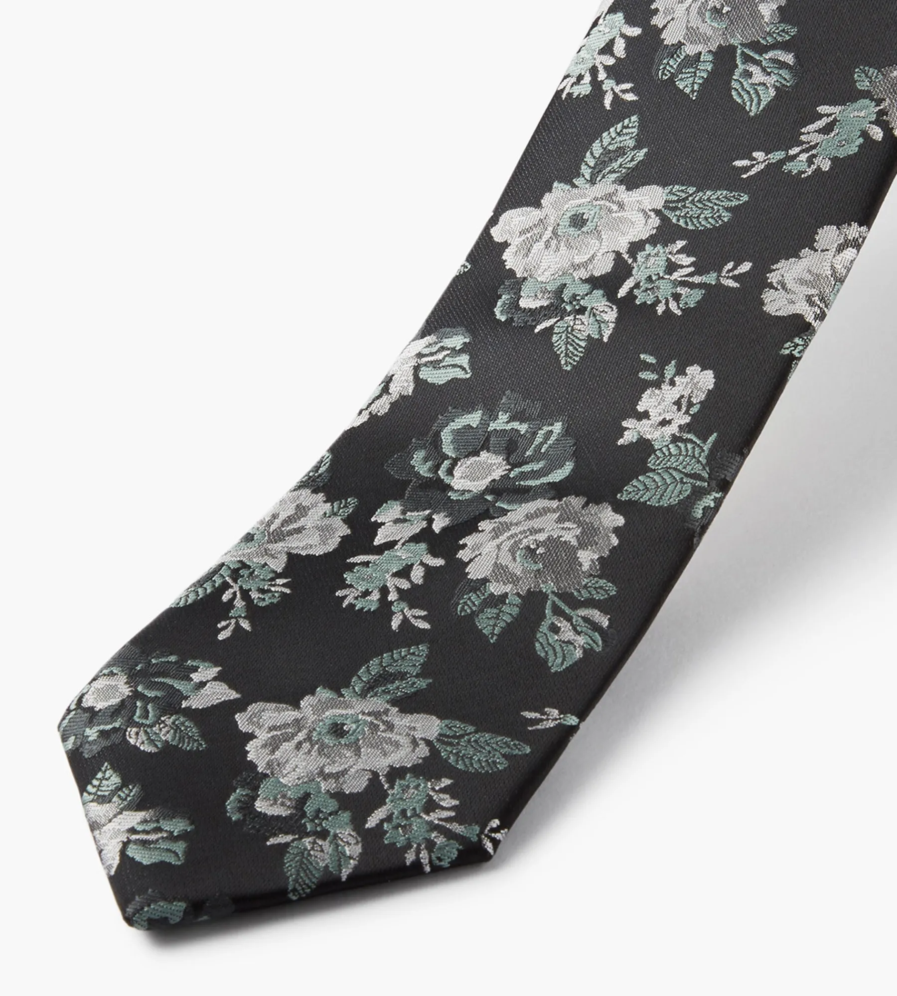 Bellissimo Ties*Floral Tie Black