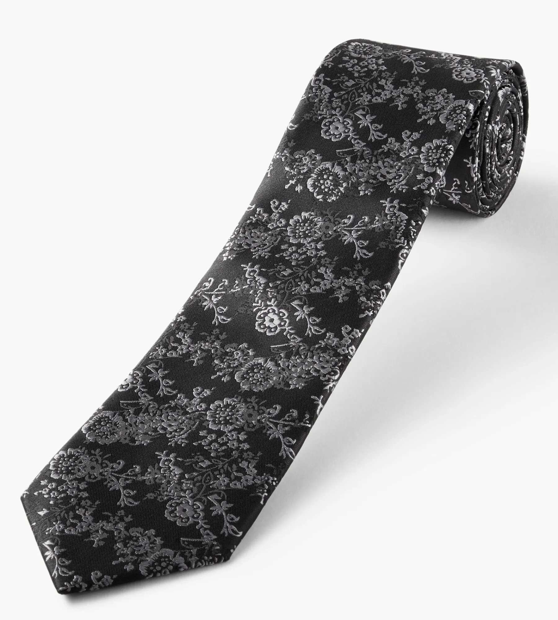 Bellissimo Ties*Floral Tie Black