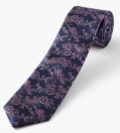 Bellissimo Ties*Floral Tie Black