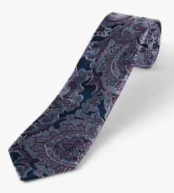 Bellissimo Ties*Large Paisley Tie Black