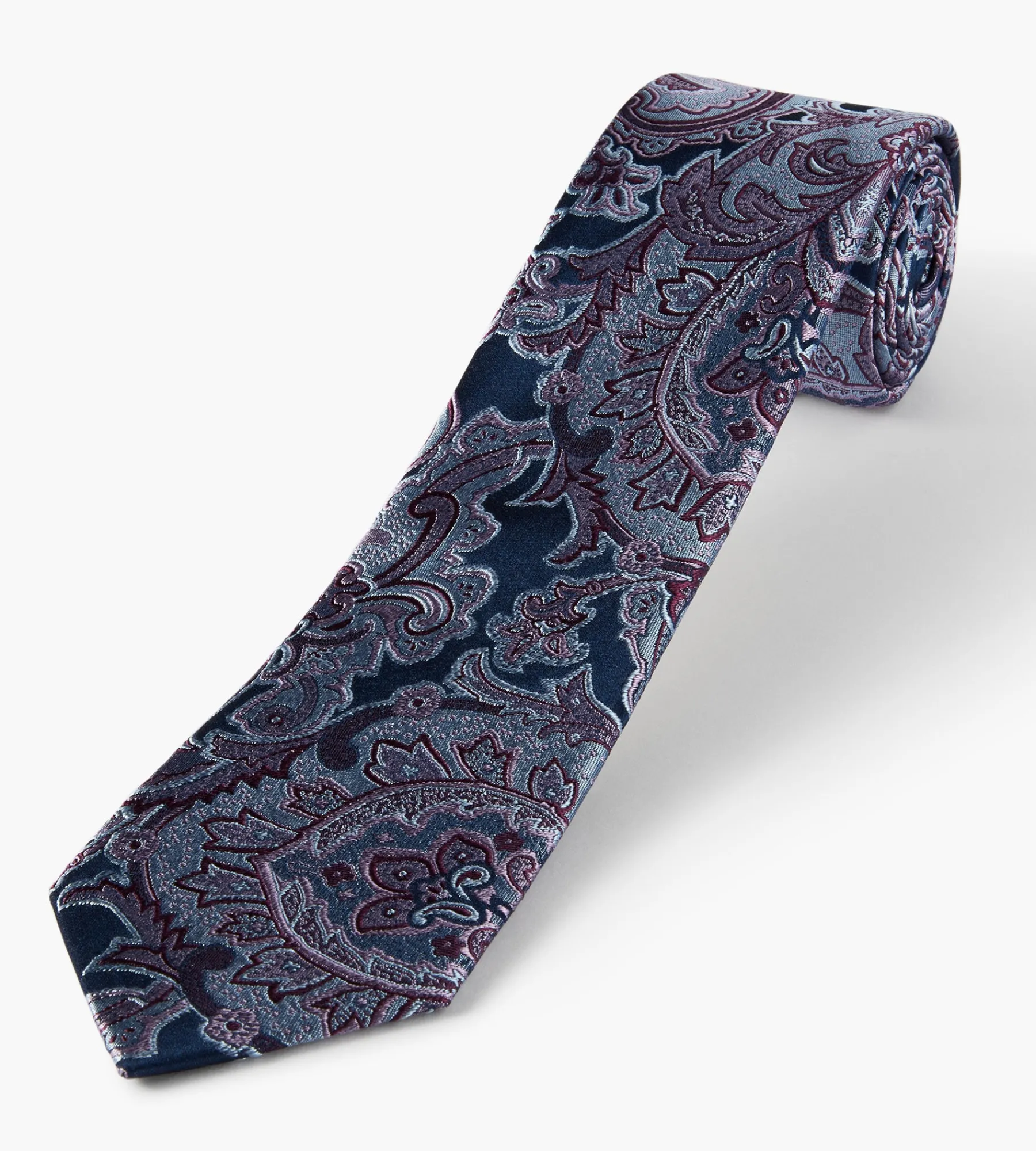 Bellissimo Ties*Large Paisley Tie Black