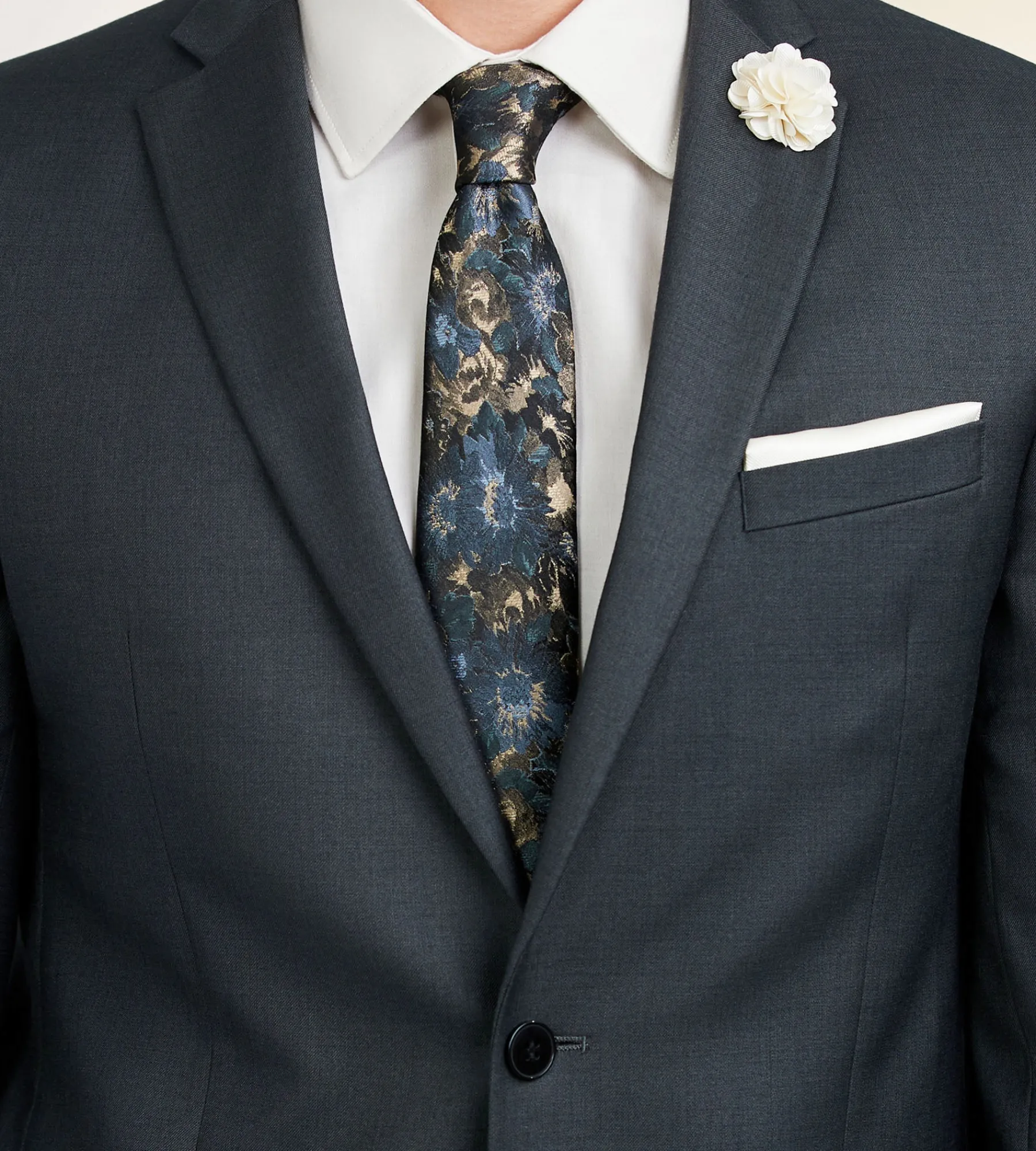 G Grafton Suit Separates*Modern Fit Solid Suit Black