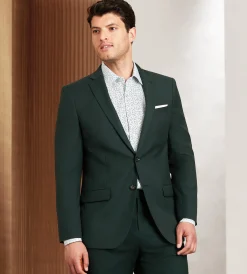 G Grafton Suit Separates*Modern Fit Forest Green Suit