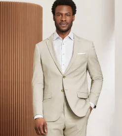 G Grafton Suit Separates*Modern Fit Tan Suit