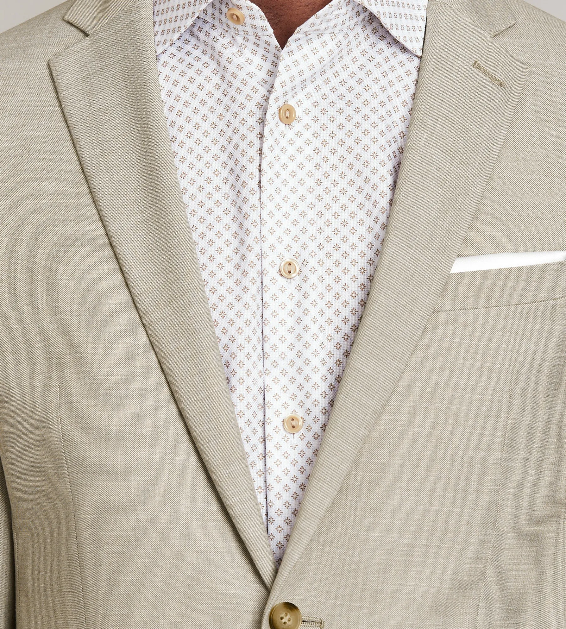 G Grafton Suit Separates*Modern Fit Tan Suit