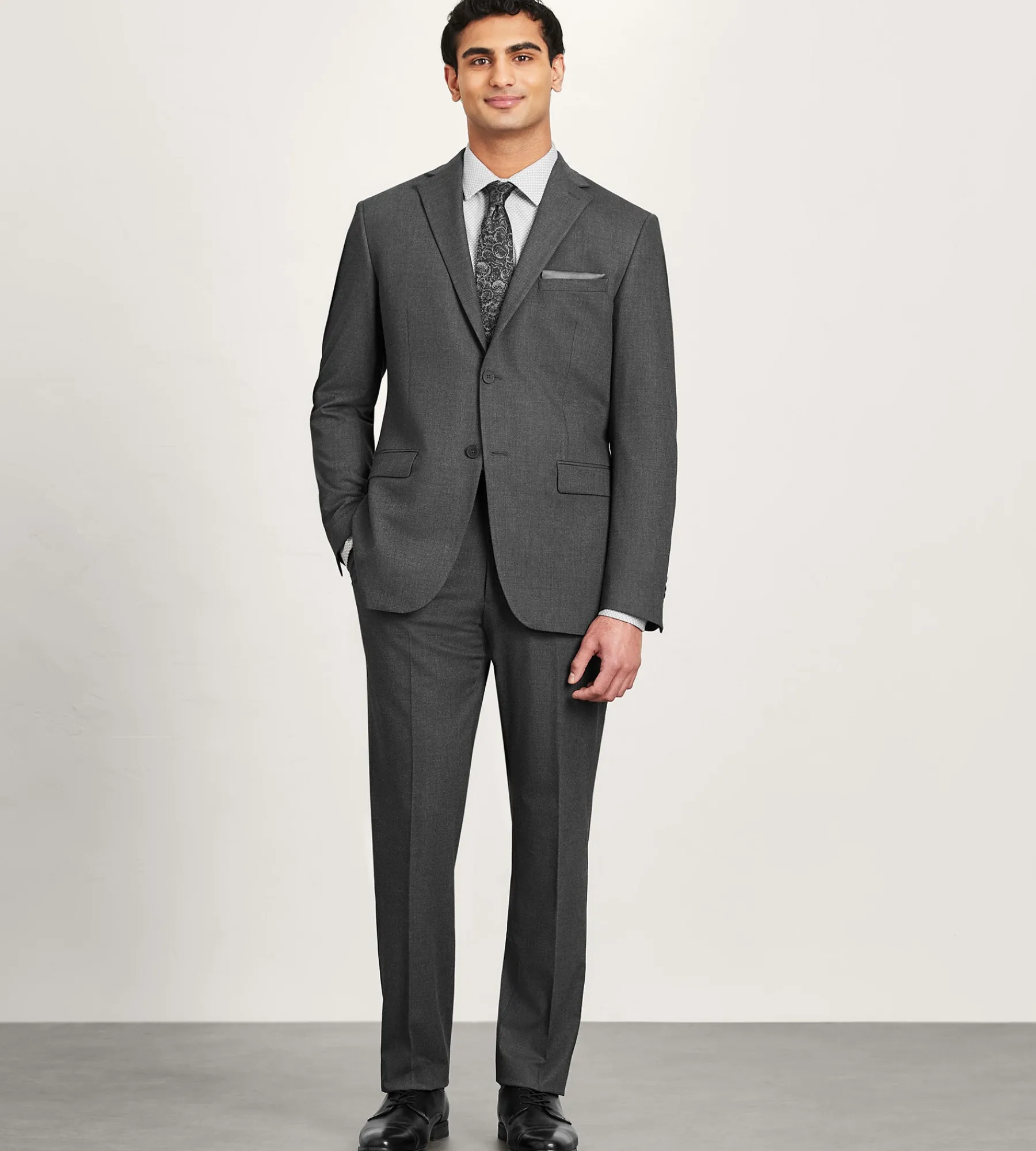 Hechter Paris Suit Separates*Modern Fit 360° Stretch Suit Black
