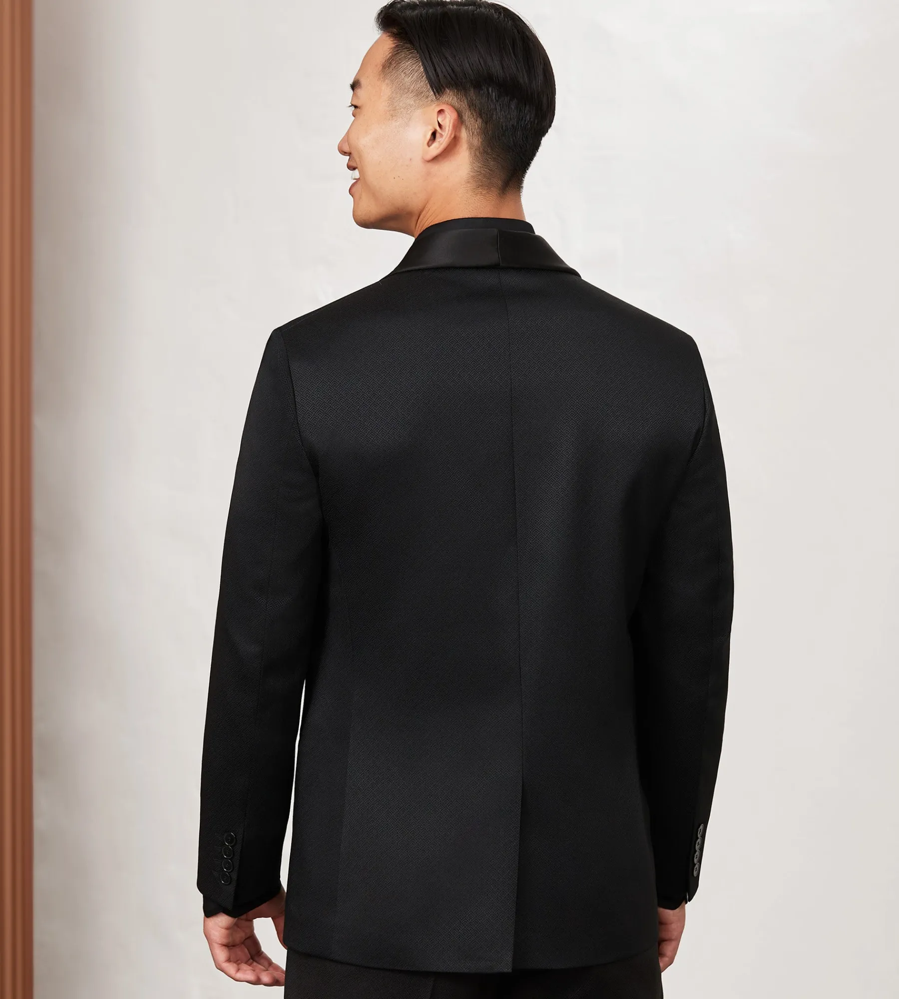 G Grafton Tuxedos|Suit Separates*Modern Fit Black Jacquard Tuxedo