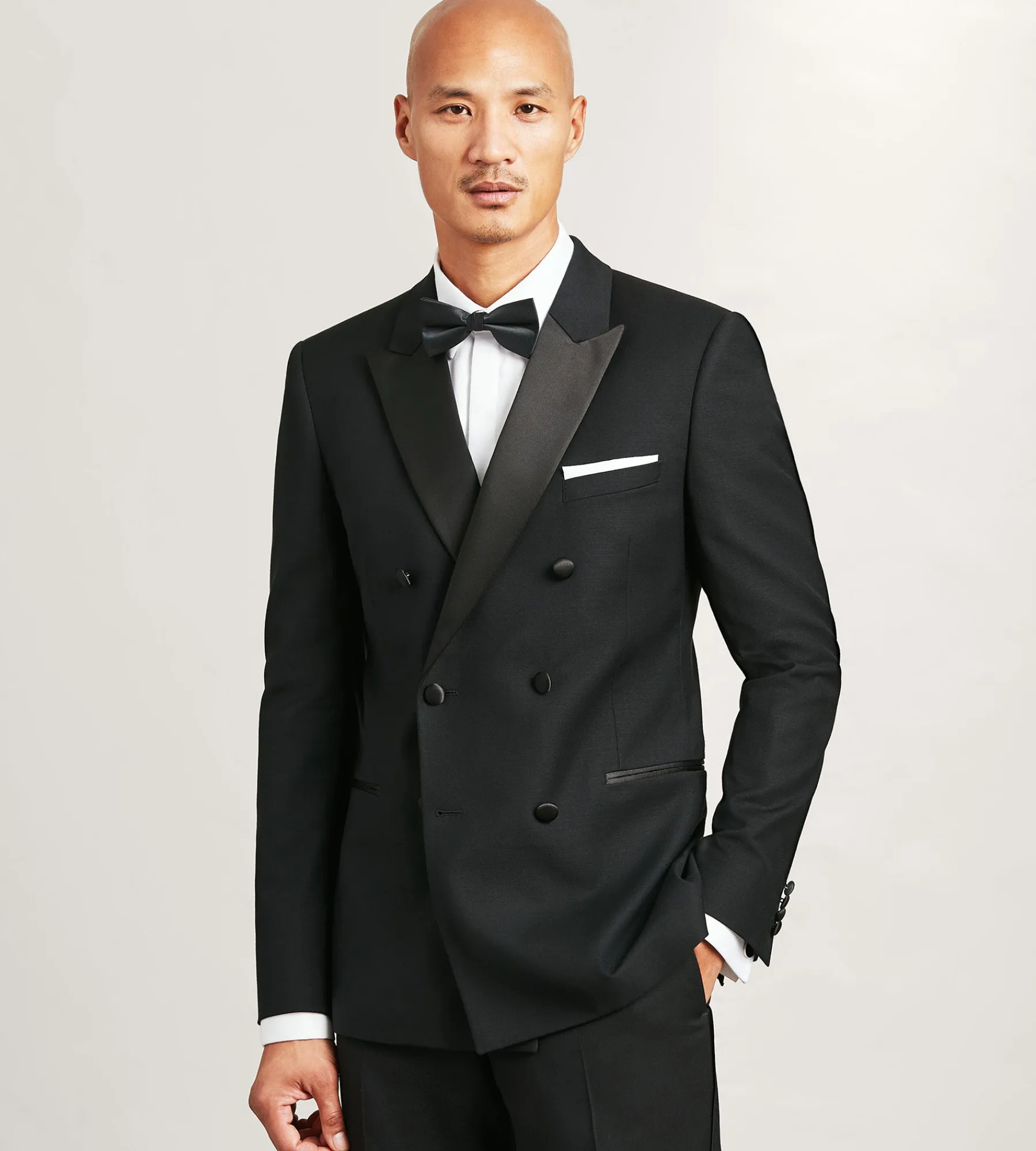 G Grafton Tuxedos|Suit Separates*Modern Fit Black Solid Tuxedo