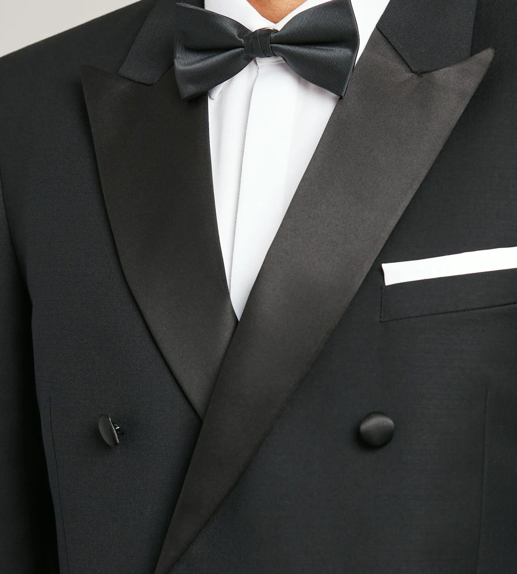 G Grafton Tuxedos|Suit Separates*Modern Fit Black Solid Tuxedo