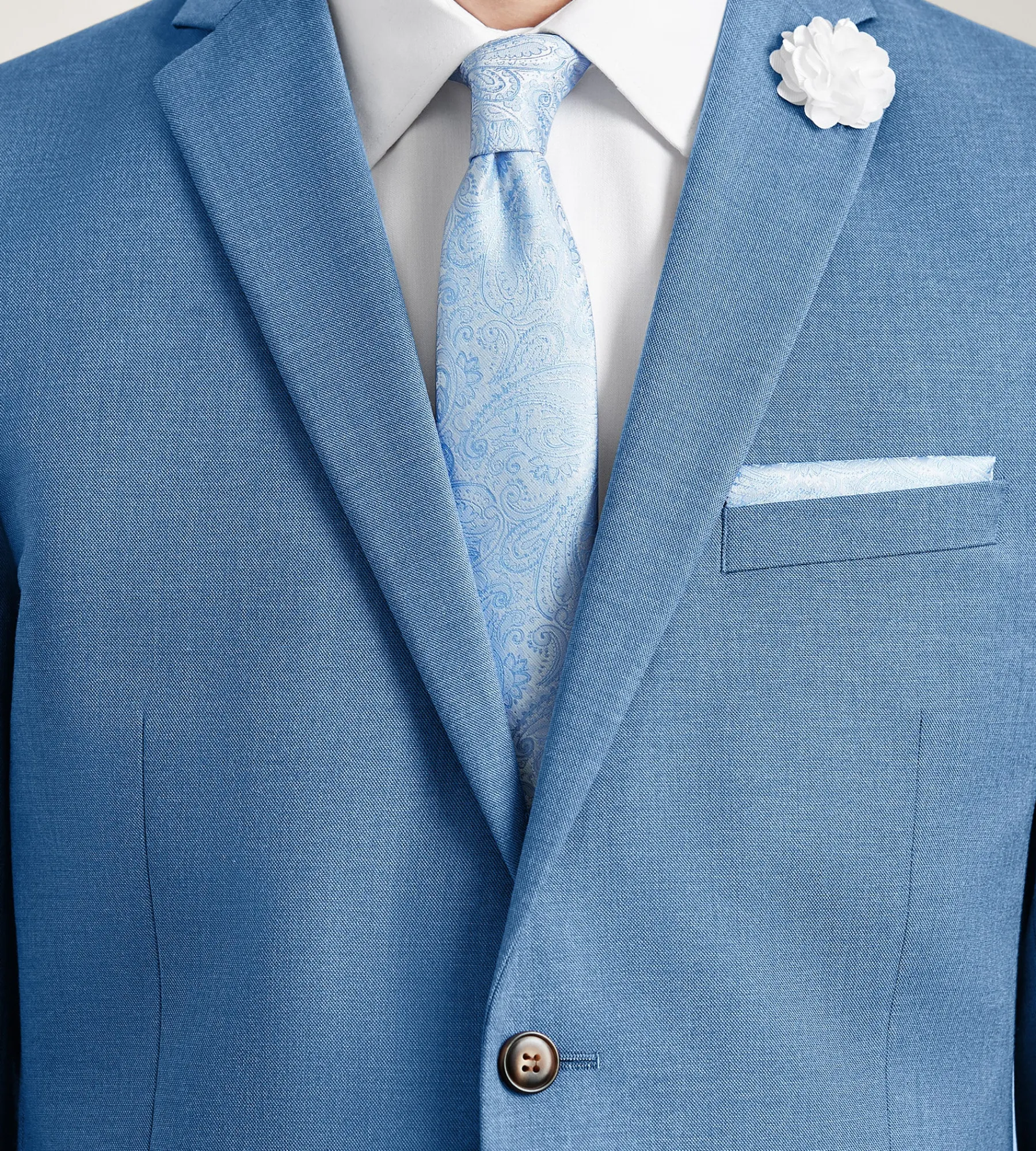 G Grafton Suit Separates*Modern Fit Denim Solid Suit