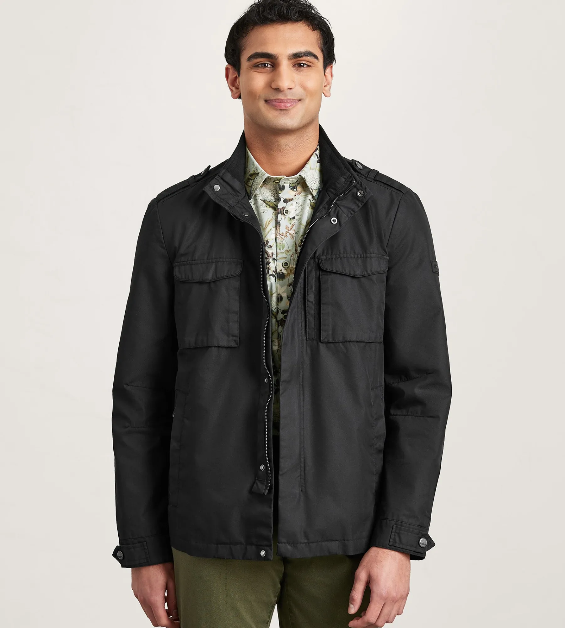 Hechter Paris Coats, Jackets & Vests|Coats, Jackets & Vests*Modern Fit Field Jacket Black