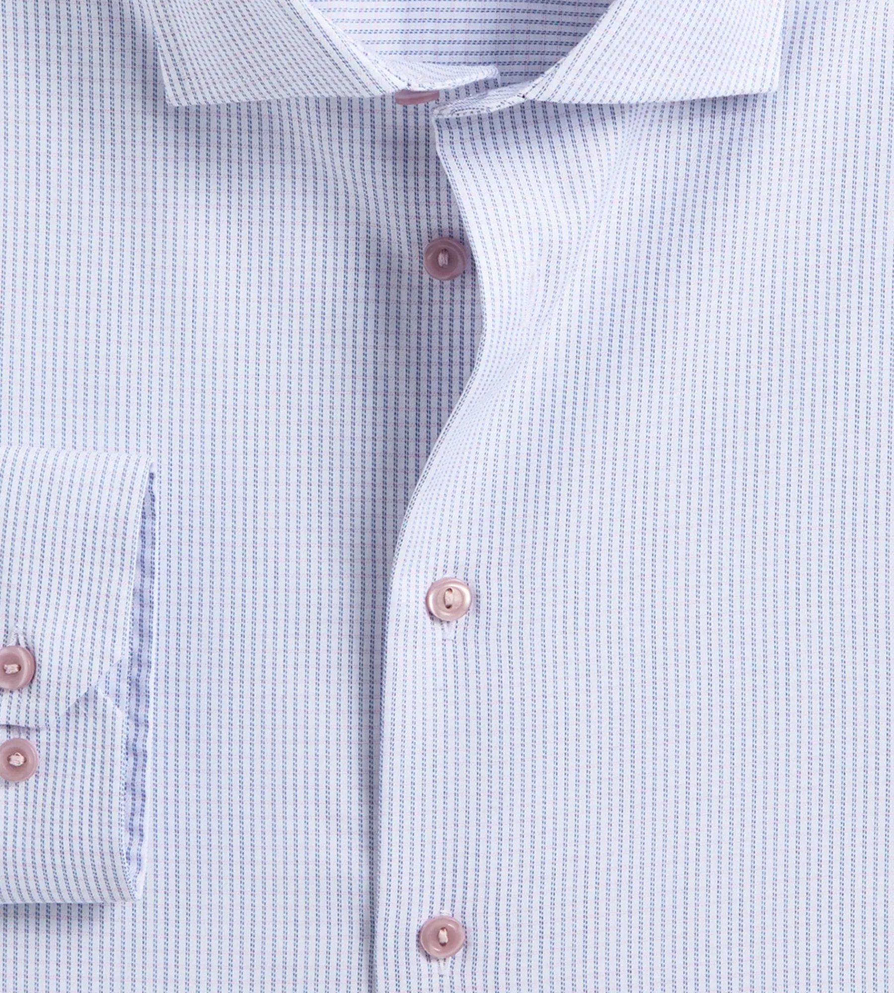 Grafton 1853 Dress Shirts*Modern Fit Geo Print Jacquard Dress Shirt Light pink