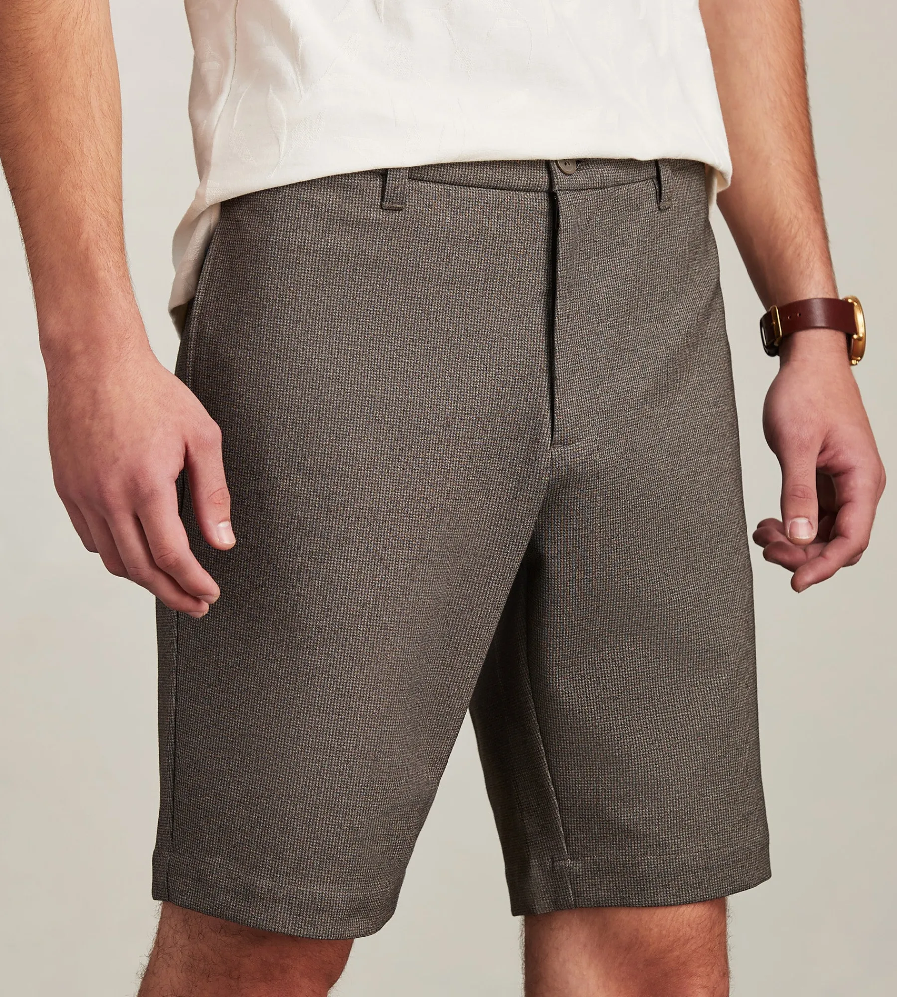 Hechter Paris Shorts*Modern Fit Knit Chino Shorts Light blue