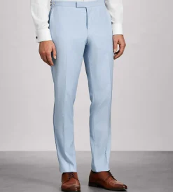 G Grafton Dress Pants|Dress Pants*Modern Fit Solid Tuxedo Pants Light blue