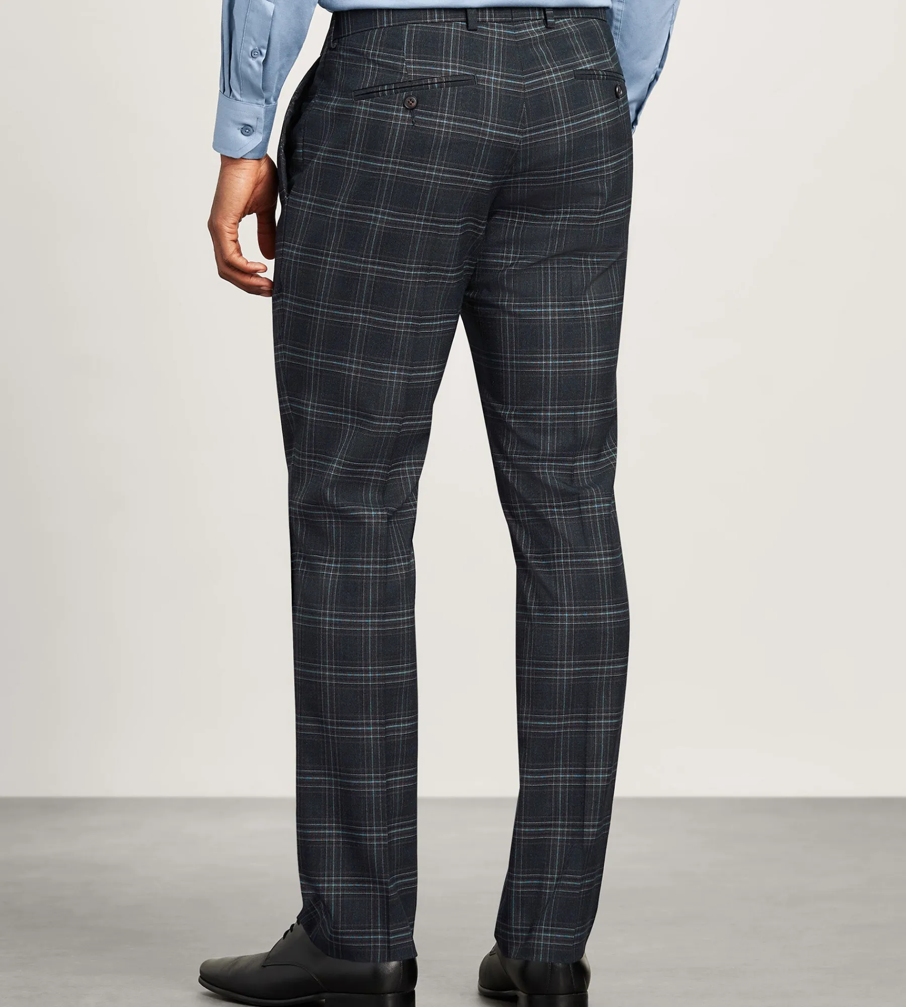G Grafton Dress Pants|Dress Pants*Modern Fit Plait Suit Pants Navy