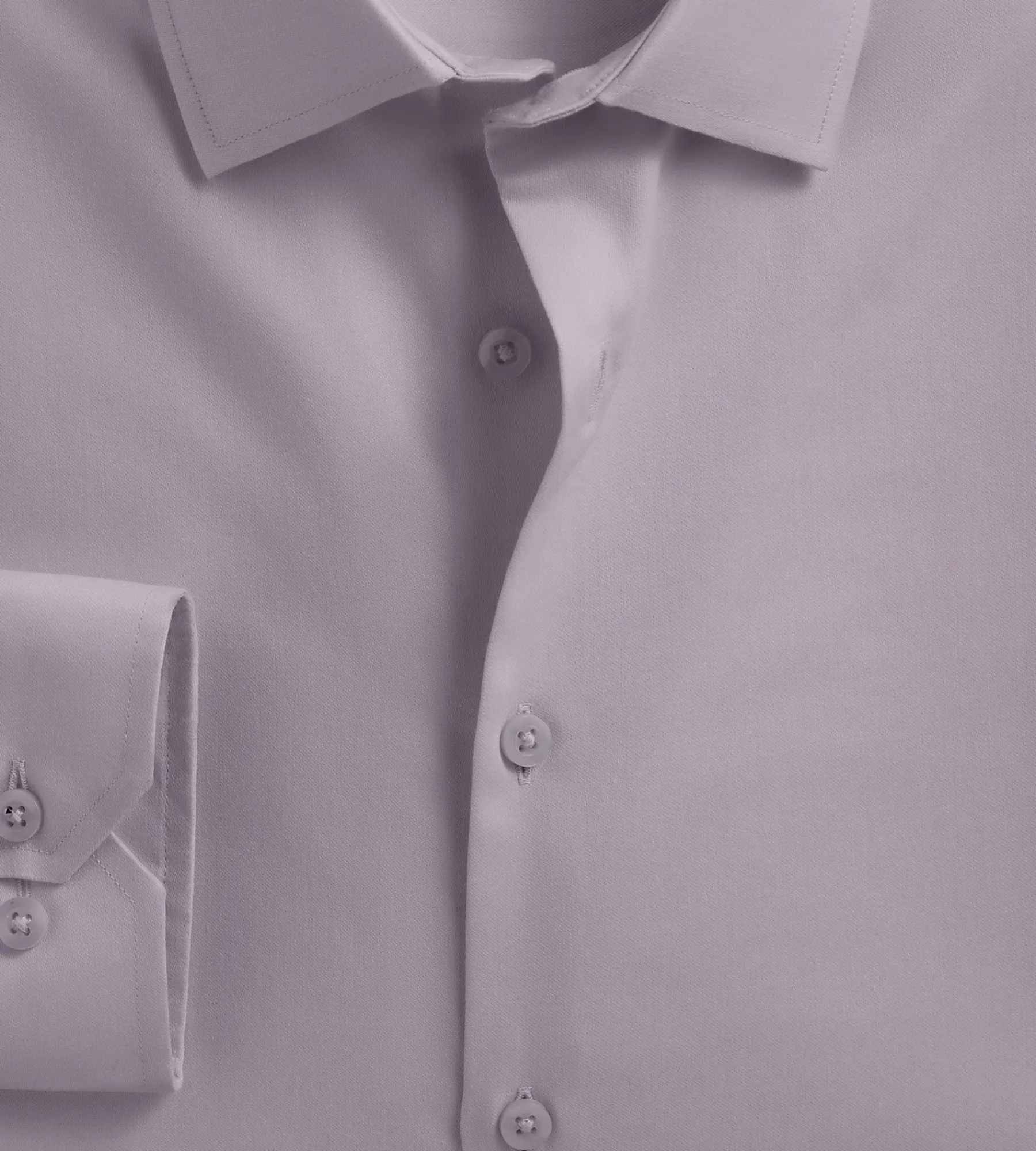 Bellissimo Dress Shirts*Modern Fit Non-Iron Sateen Dress Shirt Purple