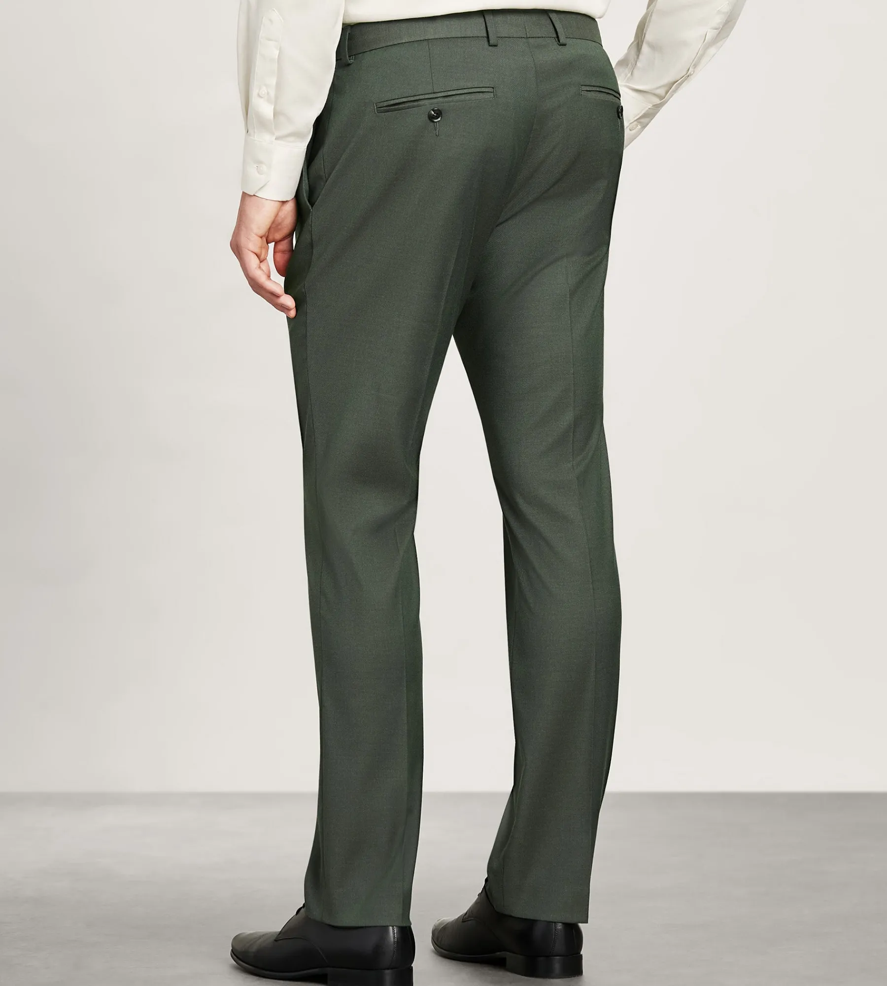 G Grafton Dress Pants|Dress Pants*Modern Fit Solid Suit Pants Olive