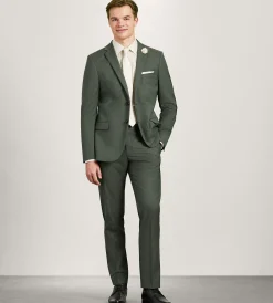 G Grafton Suit Separates*Modern Fit Olive Solid Suit