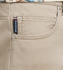 Hechter Paris Casual Pants*Modern Fit Stretch 5 Pocket Casual Pants Blue