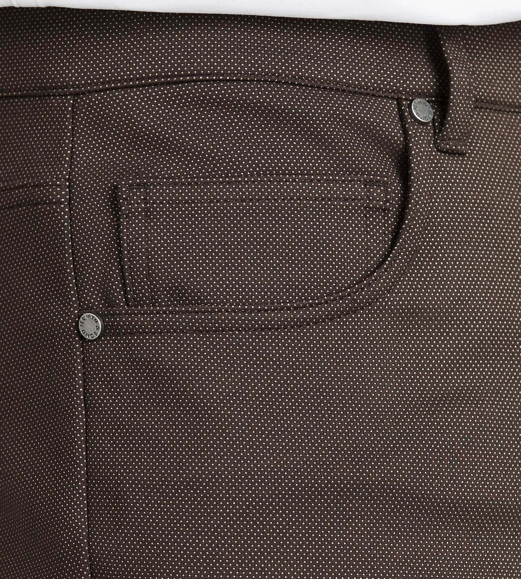 Jermyn & Bond Casual Pants*Modern Fit 4-Way Stretch 5-Pocket Pants Black