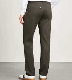 Jermyn & Bond Casual Pants*Modern Fit 4-Way Stretch 5-Pocket Pants Black