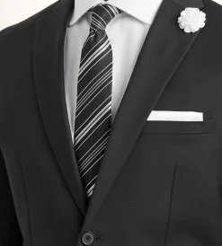 DKNY Suit Separates*Modern Fit Wool Suit Black