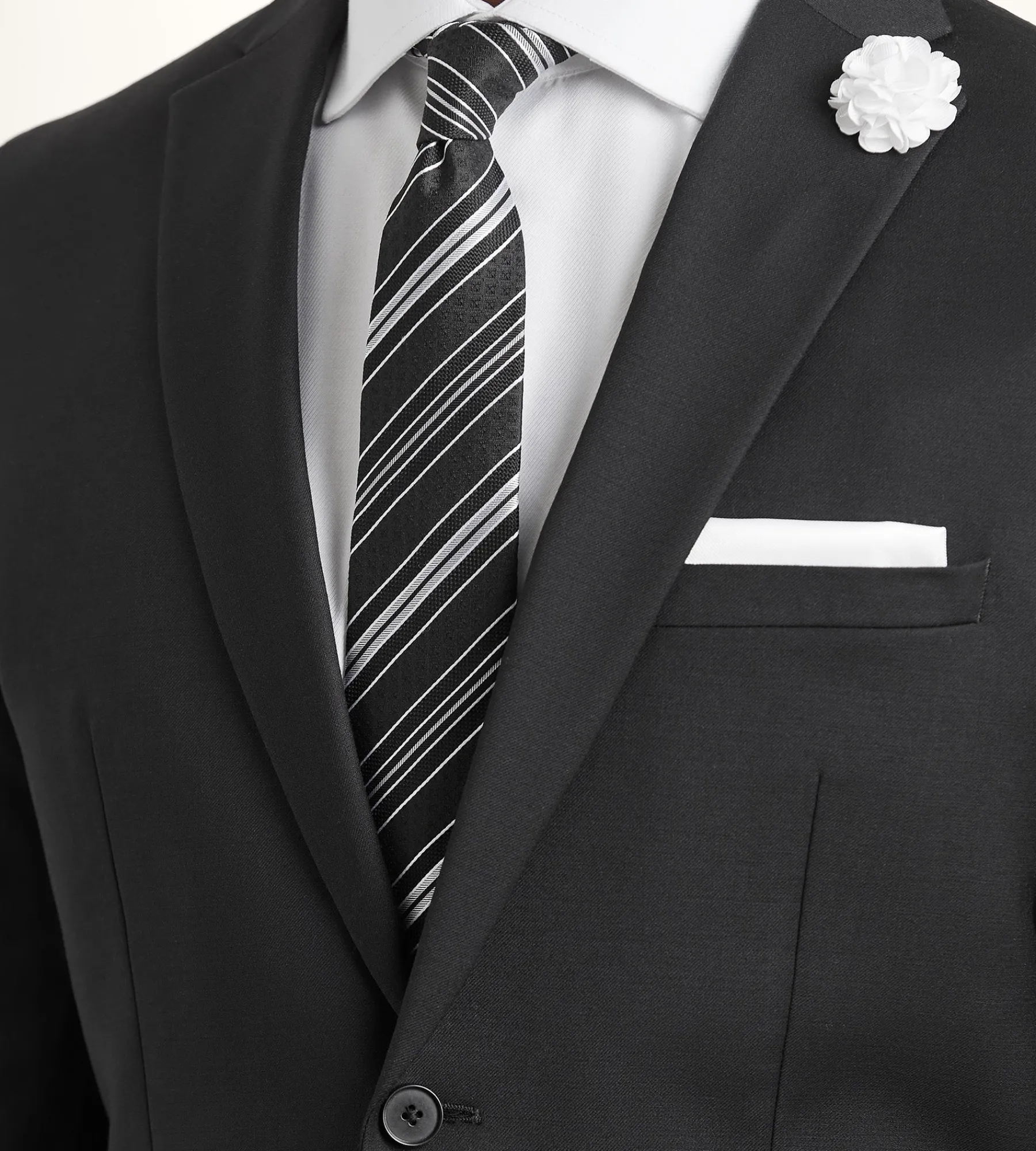 DKNY Suit Separates*Modern Fit Wool Suit Black