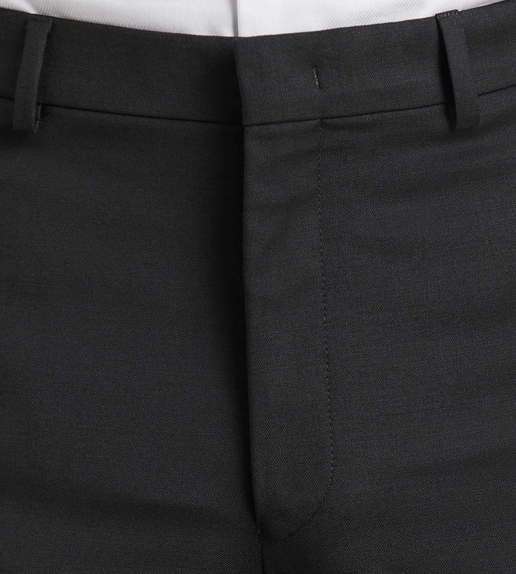 DKNY Dress Pants|Dress Pants*Modern Fit Wool Suit Pants Black
