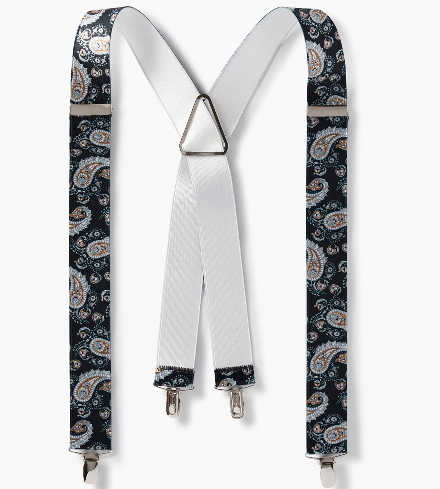 Tip Top Belts & Suspenders|Belts & Suspenders*Paisley Suspender Black