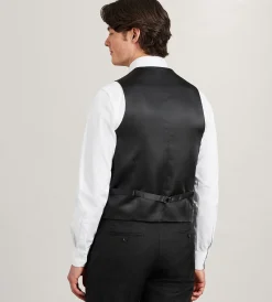 G Grafton Vests|Tuxedos*Paisley Tonal Suit Vest Black