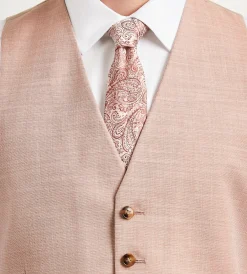 G Grafton Vests*Solid Suit Vest Pale rose