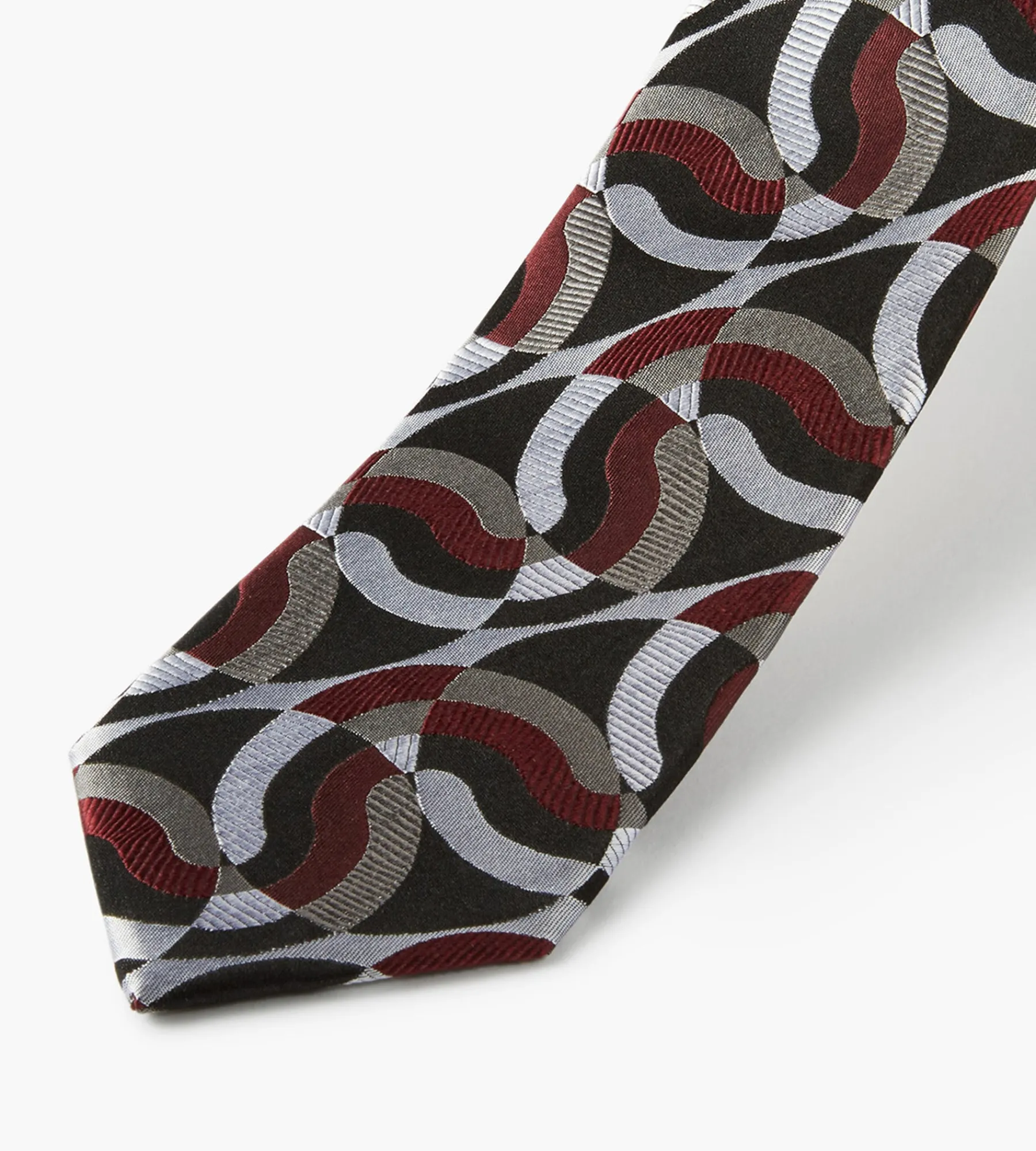 Bellissimo Ties*Retro Circles Tie Black