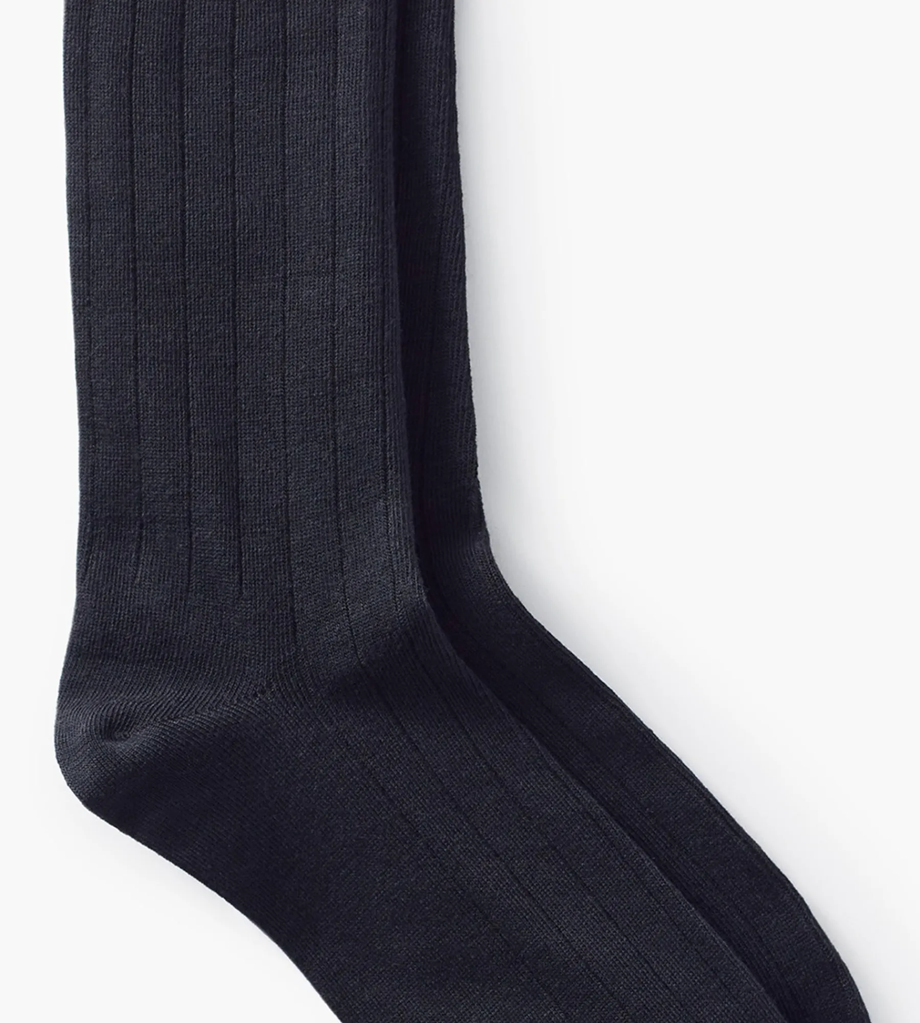 Tip Top Socks|Socks*Ribbed Socks Black