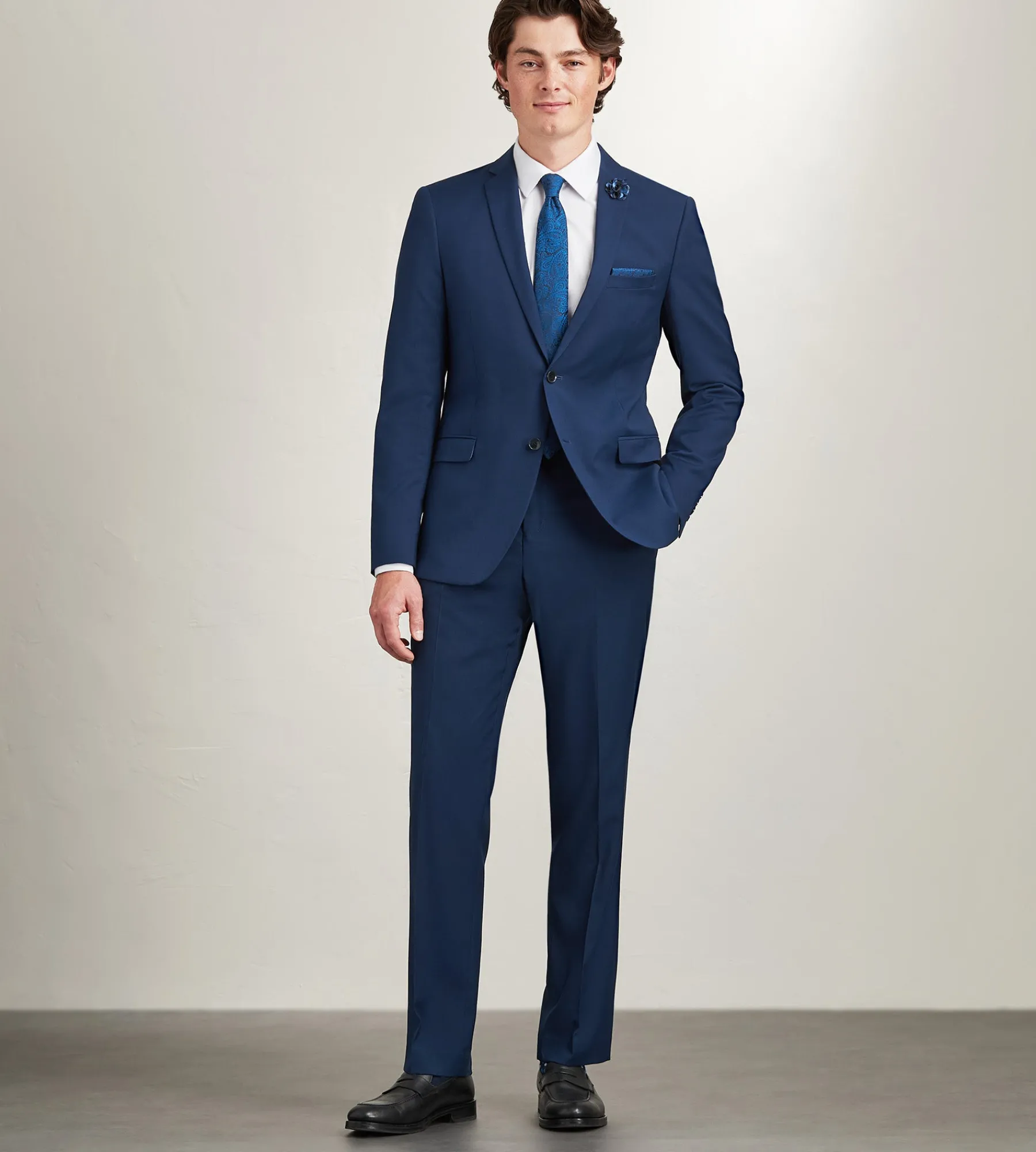 G Grafton Suit Separates*Slim Fit Solid Suit Indigo