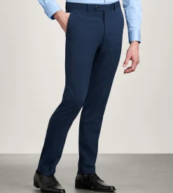 Michael Kors Dress Pants|Dress Pants*Slim Fit Windowpane Suit Pants Blue