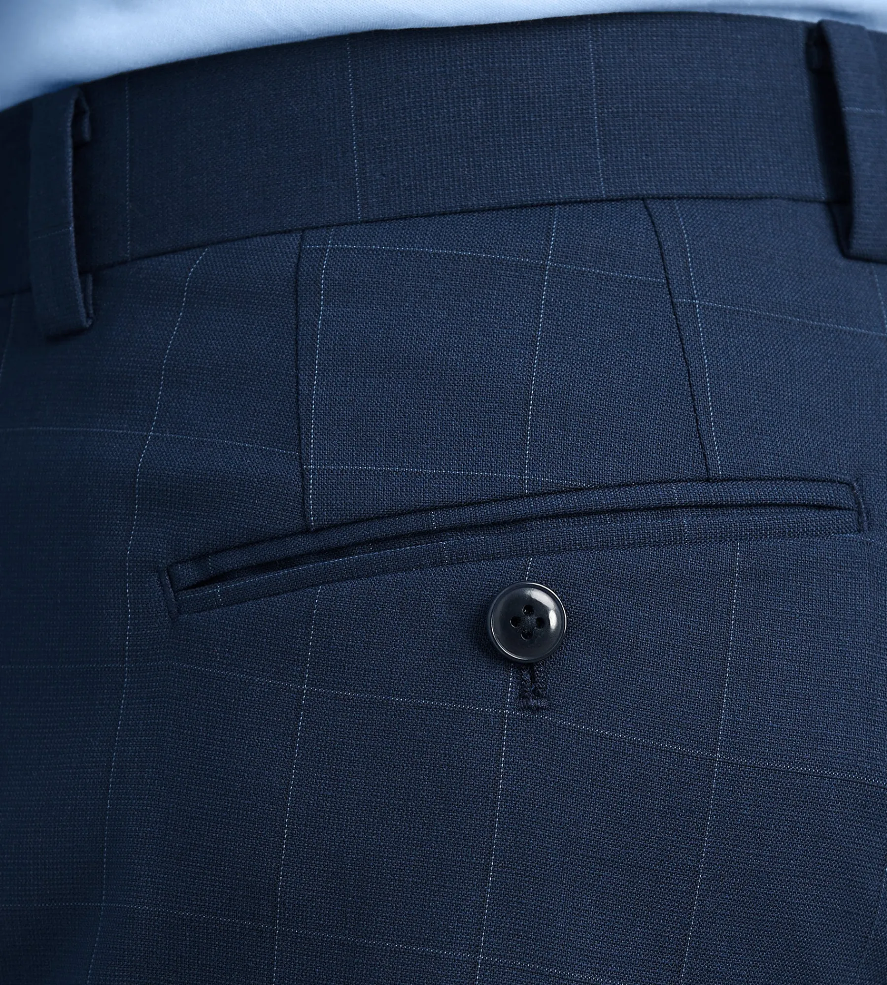 Michael Kors Dress Pants|Dress Pants*Slim Fit Windowpane Suit Pants Blue