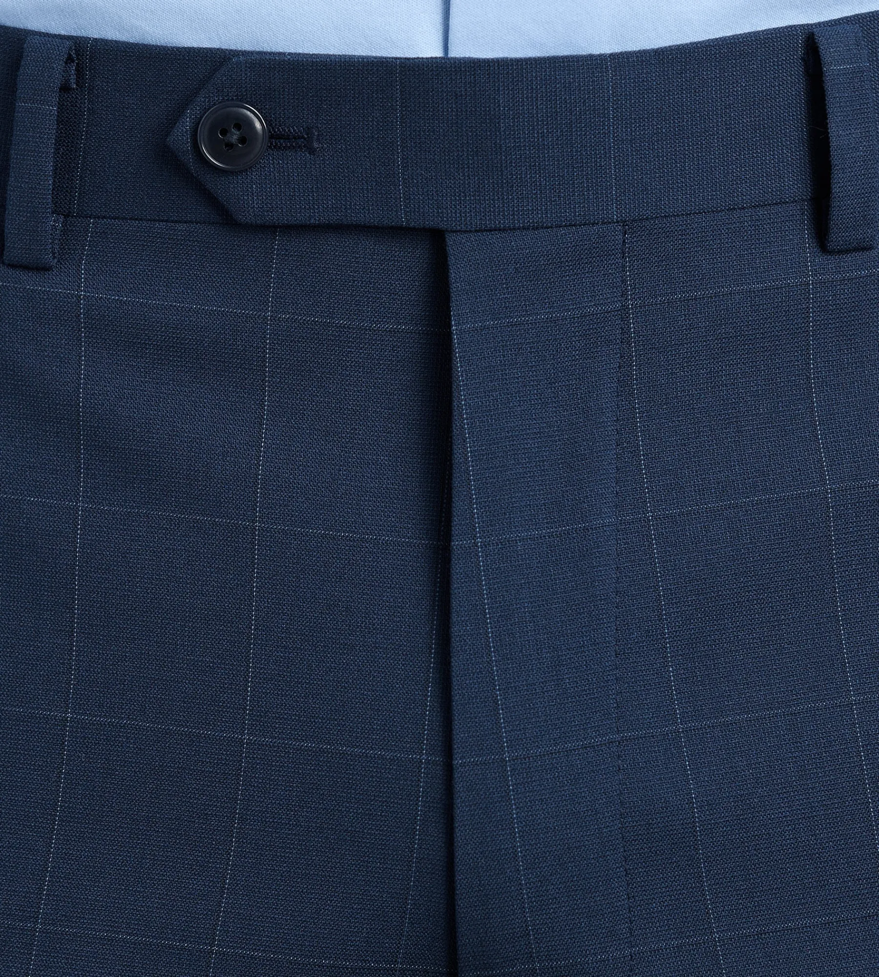 Michael Kors Dress Pants|Dress Pants*Slim Fit Windowpane Suit Pants Blue
