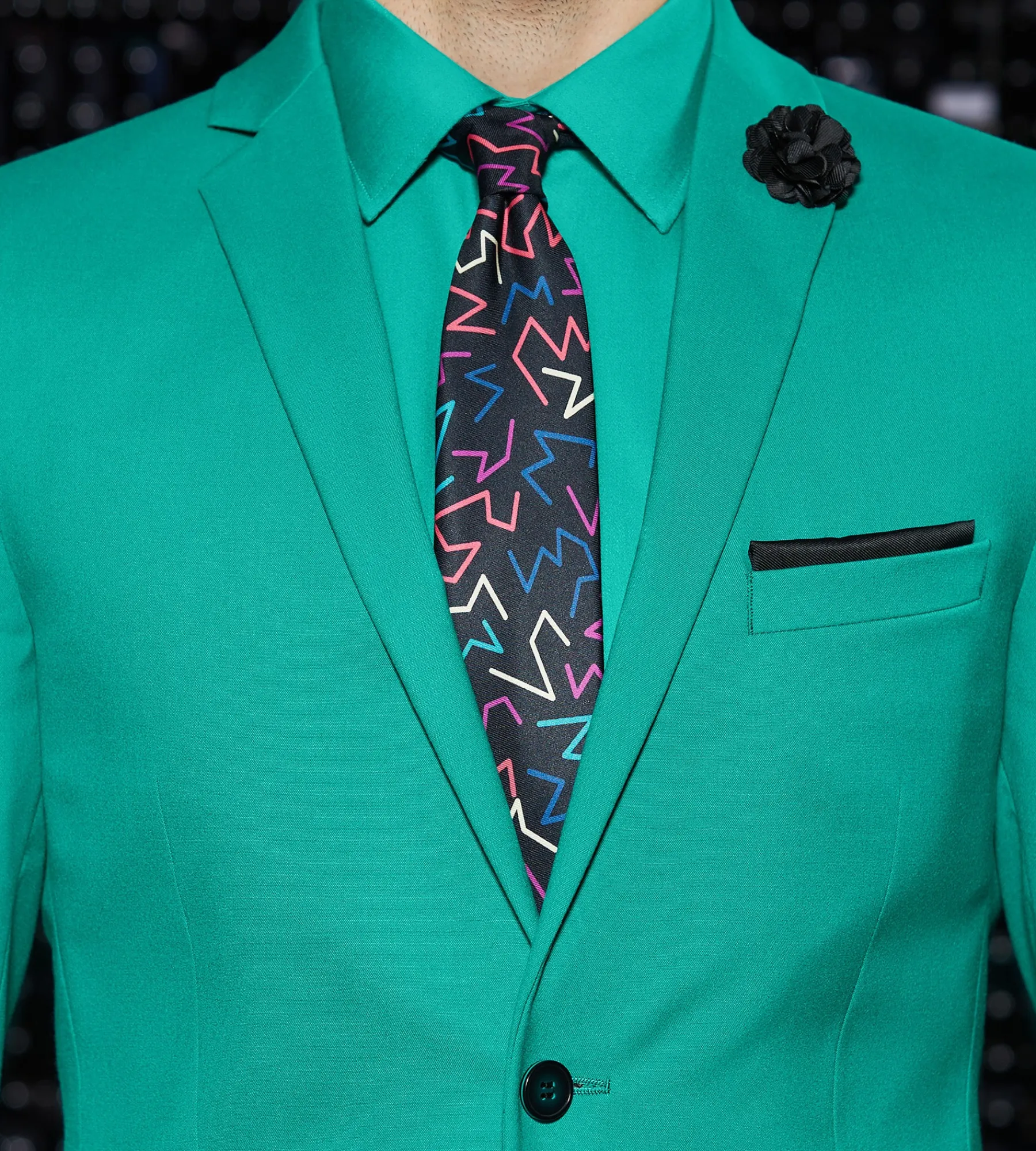 G Grafton Suit Separates*Slim Fit Bright Green Solid Suit