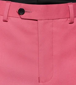 G Grafton Dress Pants|Dress Pants*Slim Fit Solid Suit Pants Bright pink