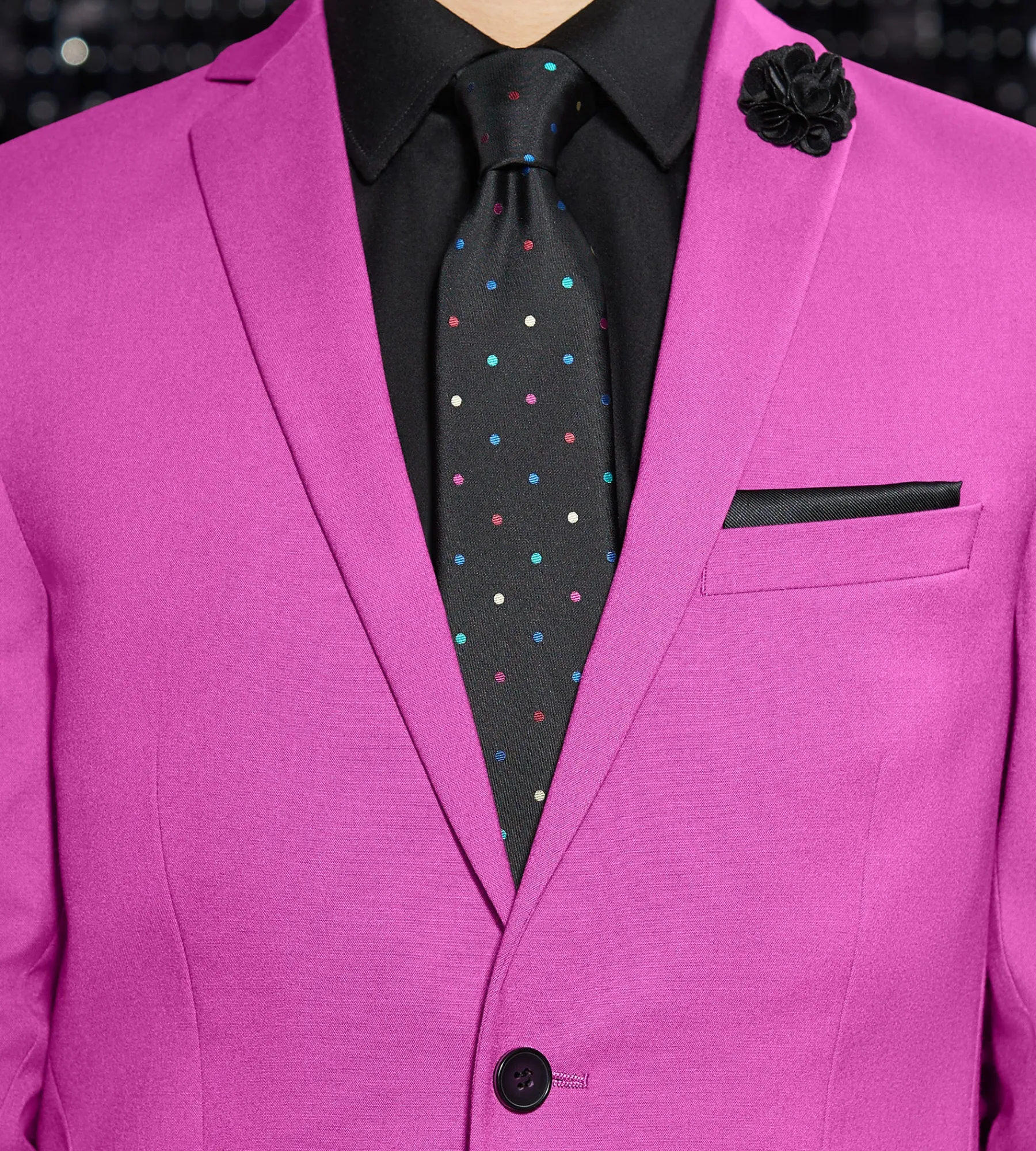 G Grafton Suit Separates*Slim Fit Bright Purple Solid Suit