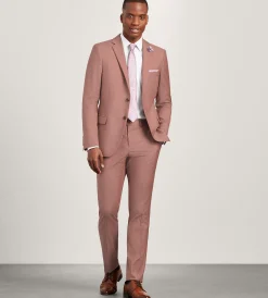 G Grafton Suit Separates*Slim Fit Dark Rose Solid Suit